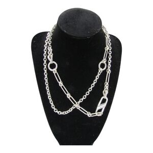 John Hardy 925 Sterling Silver Asli 36" Classic Chain Remix Y Necklace 62g